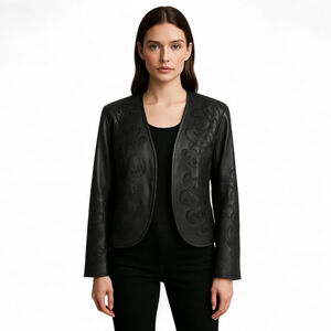 Vintage Spiegel Black Jacket Women's Size 16 XL